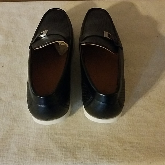 Harrison Myles Mens Black loafers size 13 - Picture 3 of 7